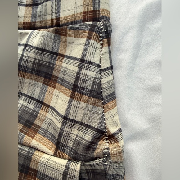French Kiss Plaid Pleated Mini Skirt - Picture 6 of 6